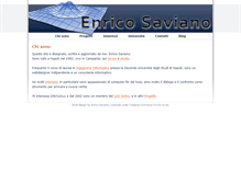 Tablet Screenshot of enricosaviano.it